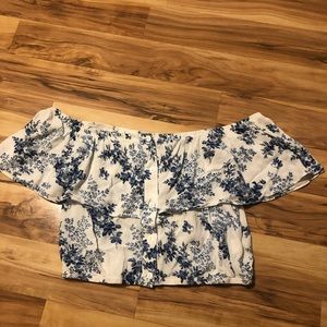 Floral crop top